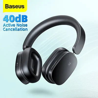 $78.99 • Buy Baseus ANC Wireless Active Noise Cancelling Headphones Bluetooth 5.2 Hifi Stereo