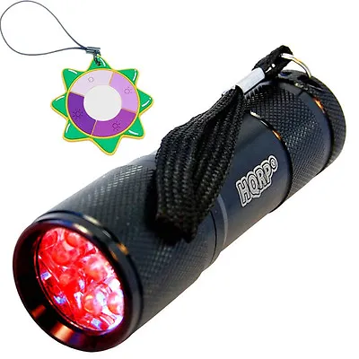 HQRP Red Light LED Black Flashlight For Astronomy & Aviation & Night Vision • $5.95
