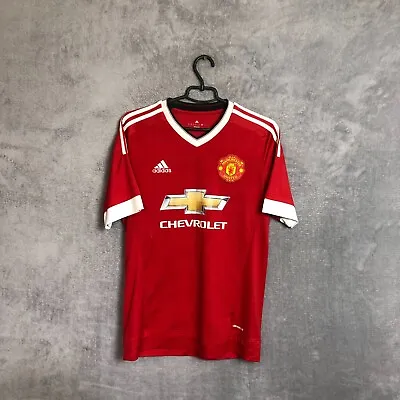 Manchester United Jersey Home Football Shirt 2015 - 2016 Adidas AC1414 Mens Sz M • $18.70