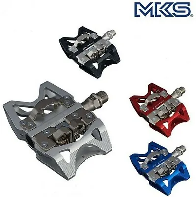 MKS Mikashima Pedal SOLUTION Color: Silver Red • $112.99