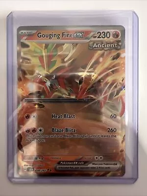 Gouging Fire EX 038/162 Full Art NM/M Temporal Forces Pokemon Card • $2.99