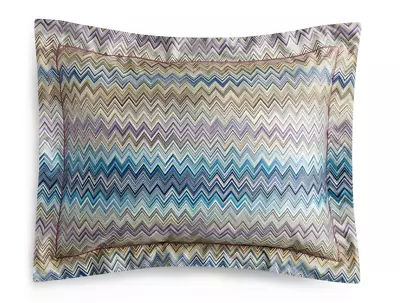 MISSONI HOME KING JOHN Federa Chevron Multicolor PILLOW SHAMS • $299.99