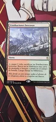 MTG Wooded Foothills Khans Of Tarkir 249/269 Regular Rare Spanish Version  • $22.26