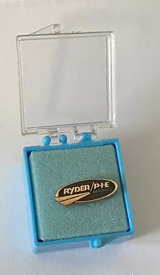 Ryder/P.I.E. Pacific Intermountain Express Pressure Back Gold Filled Lapel Pin • $3.99