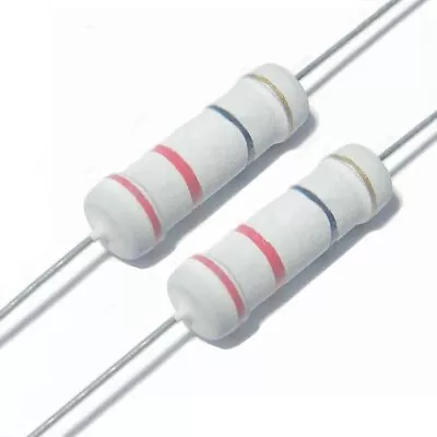 200PC 2W Carbon Film Resistors ±5% - Full Range Of Values 0.1Ω/Ohm To 2.2MΩ/Ohm • $14.32