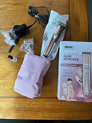 WAHL 3IN1 Ladies Face Body Hair Removal Womens Trimmer Rotary Shaver • £14.99