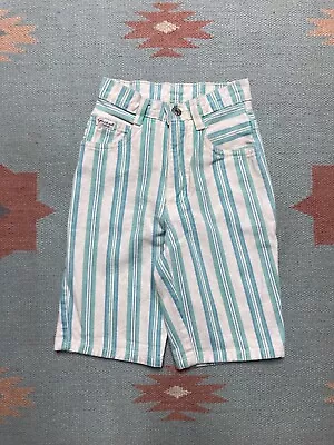 Vintage Baby Guess Jeans Stripe USA Made Denim Basic Collection Toddler Size 7 • $20