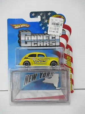Hot Wheels Connect Cars New York Yellow Fat Fendered 40 Ford Taxi • $12.30