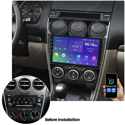For Mazda 6 2004-2015 Android 11 Car Stereo Radio GPS WIFI FM RDS Bluetooth MP5 • $129.99