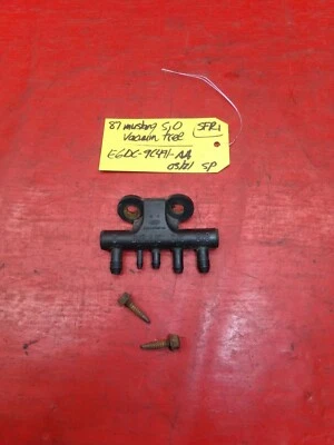 $15 • Buy 86-93 Mustang 5.0 Lx Gt Intake Firewall Vacuum Splitter Tree Oem E6dc-9c491-aa