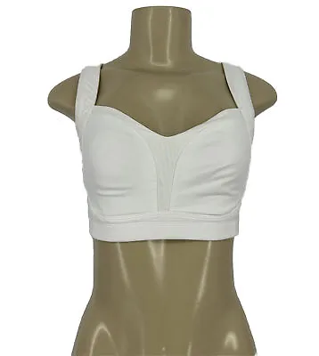 Lululemon Size 32DD Women Ta Ta Tamer White Sport Bra Wireless 1-6 • $28