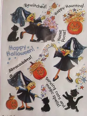 Vintage Suzy’s Zoo Sticker Sheet - Halloween  • $5.95