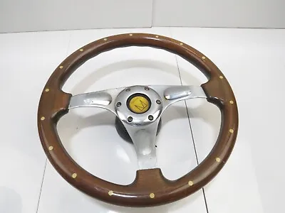 WOODGRAIN CHROME SPOKE STEERING WHEEL  FE FJ HQ HR HT HZ Autotecnica+ Boss Kit • $80