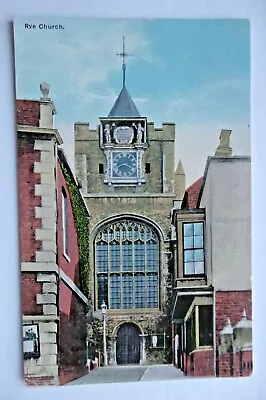 £1.99 • Buy VINTAGE POSTCARD,  RYE  CHURCH,  Homewood Series, Burgess Hill