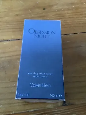 Calvin Klein Obsession Night Eau De Parfum EDP 100ml Spray Women's NEW  SEALED • £25