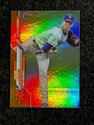 2020 Topps Update #U-92 Jacob DeGrom GOLD FOIL NM+ • $1.11