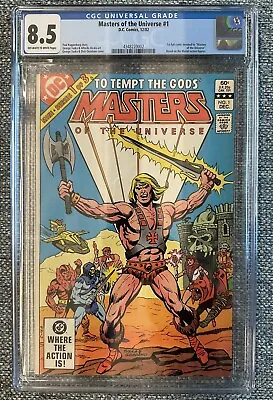 Masters Of The Universe #1 DC 1982 Kupperberg - Tuska CGC 8.5 OW/White Pages • $52.99