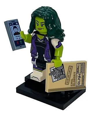 ✅ LEGO Marvel Studios Series 2: She-Hulk Minifigure Colmar17 & Cell New 71039 • $11.94