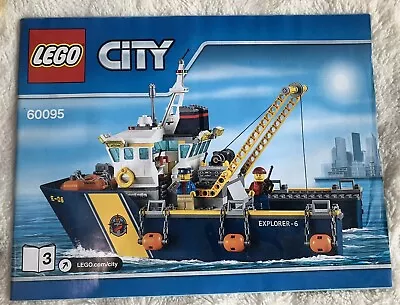 LEGO City Deep Sea Explorers 60095 Exploration Vessel INCOMPLETE • $76