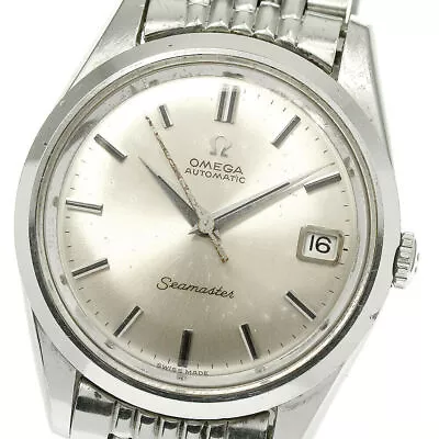 OMEGA Seamaster Cal.562 Rice Bracelet Silver Dial Automatic Men's Watch_765316 • $1368.78