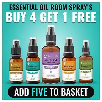 Essential Oil Room Home Spray Mist Fragrance Spritz Essential Oil Freshener • £10.99