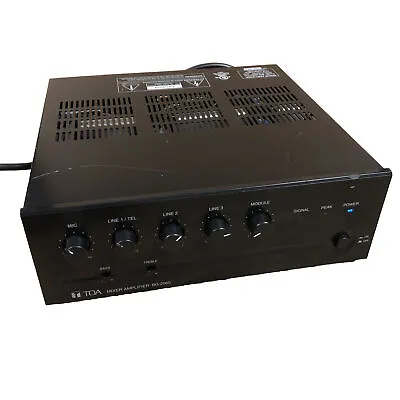 TOA CU Commercial Mixer Amplifier  5 Channel 60 Watt 70V Speaker Output BG-2060 • $94.49