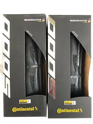 Continental Grand Prix 5000 Clincher 700C 28mm Folding Road Bike Tyres X2 GP5000 • $175