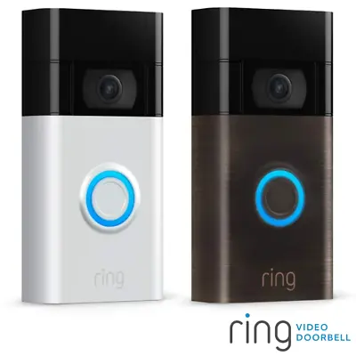 £59.95 • Buy Ring Video Doorbell 2nd Gen Full Hd 1080p Camera Wifi Motion 2-way Audio Monitor