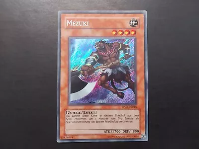 Yugioh - Mezuki PP02-EN016 Secret Rare Limited Edition German DE016 • $13.04