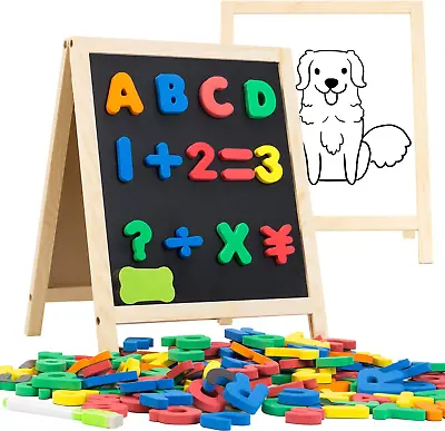 £28.26 • Buy MAGNETIC LETTERS Numbers Set With Easel Dry Erase Board For Kids By