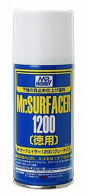Gunze Mr Hobby Primer Surfacer 1200 Spray Can 5.75 Oz. B515 • $13.59