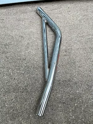 Vintage  Seatpost Freestyle Bmx Bike Layback With Support Chrome 22.2 • $25