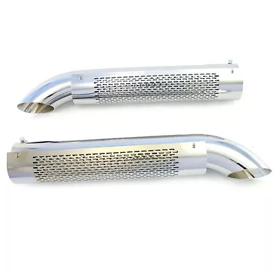 Patriot Exhaust Side Tube Turnouts W/Shield/Mufflers Chrome • $458.79