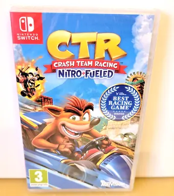 CTR Crash Team Racing Nitro Fueled Nintendo Switch Bandicoot Kart NEW SEALED • $67.19