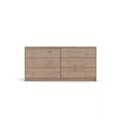 Portland 6 Drawer Double Dresser Jackson Hickory • $134.52