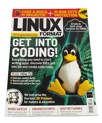 Linux Format Magazine - Issue 293 - Get Into Coding • £5.15