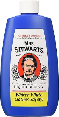 Mrs. Stewarts Concentrated Liquid Bluing Non Toxic Laundry Whitener 8-ounce B • $18.10