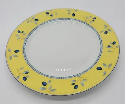 £9.83 • Buy Royal Doulton BLUEBERRY 10 1/4  Dinner Plates Yellow & Cobalt Blue  New! Unused!