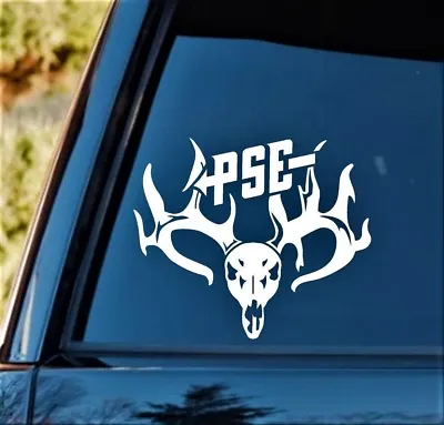 PSE Archery Decal Sticker 6 X5  Deer Turkey Bow Hunting Vinyl Bone Antler • $7.99