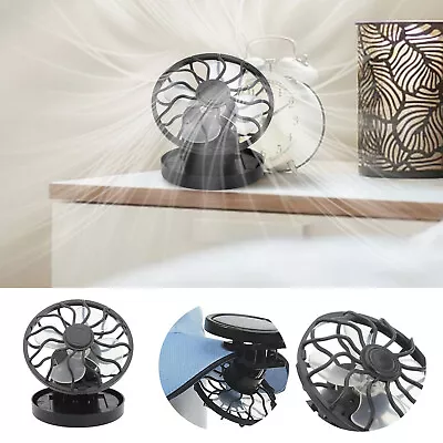 Summer Portable Mini Solar Powered Clip Fan ?Clip On Table Travel Mini Air • $5.80