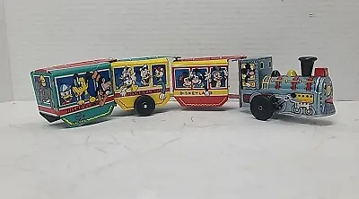 Marx Japan Disneyland Express Tin Litho Wind-up Train Works Walt Disney Clean  • $75.95