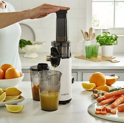 £79.95 • Buy Heroshi Cold Press Juicer Fruit Vegetable Juice Extractor Masticating Machine