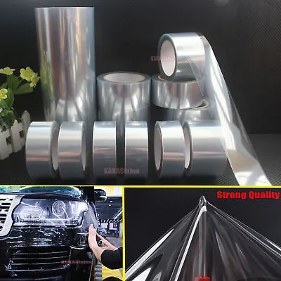 DIY Adhesive Glossy Invisible Clear Car Paint Protective Film Vinyl Wrap Tape CF • $10.53