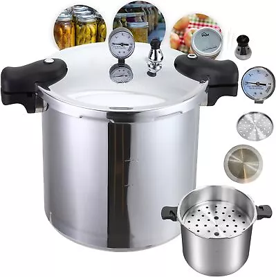 Denali Canning 23 Quart Pressure Canner & Cooker Aluminum & Stainless Steel • $129.95