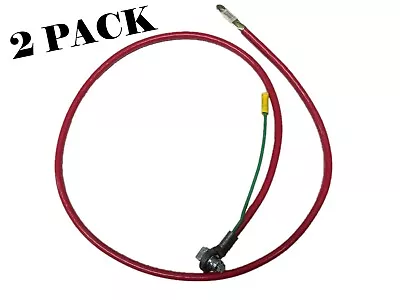 BATTERY CABLE (2 PACK) RED 4 GA 52  Side Terminal Lead Free Exide • $18.99