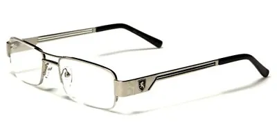 Khan Rectangular Half Rimless Metal Reader Reading Glasses Semi-Rimless • $10.95