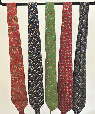 5 Salvatore Ferragamo Mens Ties • $120