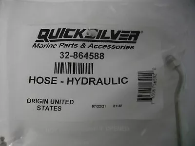 Mercury MerCruiser Quicksilver 32-864588 Tilt Trim Ram Hydraulic Hose OEM • $69.99