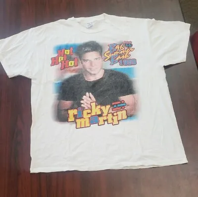 Vintage 1999 B96 Summer Bash Festival Music Shirt Adult Ricky Martin NSYNC  • $129.99