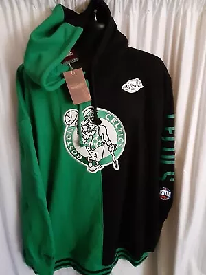 Boston Celtics Men's Mitchell Ness B/T Sweatshirt XLT2XL2XLT3XLB 4XLB Or 5XLB • $45.99